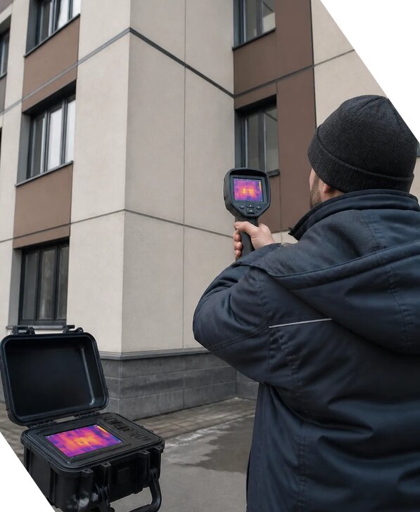 Тепловизионное обследование зданий и сооружений в Рассказове